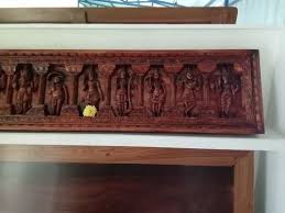 Hand Carved Wooden Wall Panel Ganeshji