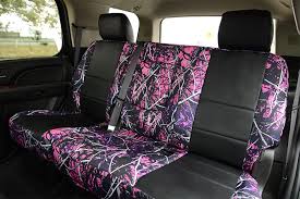 Pink Camouflage Seat Covers