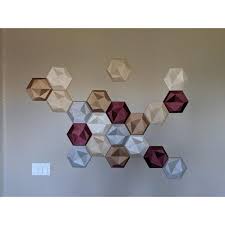Art3d Multiple Color Faux Leather Tiles 3d Wall Panels Hexagonal Mosaic Wall Tiles Acoustic Panel Soundproofing Tile 20 Pack