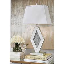Prunella Silver Mirror Table Lamp By