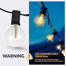 Newhouse Lighting Pstringleddim G40 String Weatherproof Technology 100w Dimmer With Wireless Remote Control 50ft And 52 50 2 Free Led Light