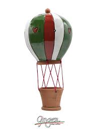 Ceramic Hot Air Balloon Diameter 9 Cm