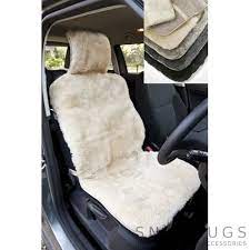 Merino Sheepskin Car Seat Cover Ivory