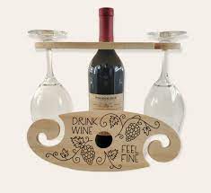 Etched Wine Caddy