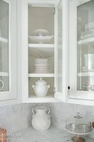 How To Style Glass Kitchen Cabinets