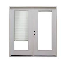 Steves Sons 72 In X 80 In Retrofit Prehung Primed White Steel Patio Door