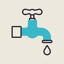Faucet Icon Bath Leaky Pipe Vector