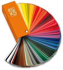 Ral K5 Gloss Shade Card Colour Chart