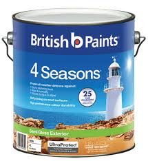 Blue British Paints Exterior Wall Paints