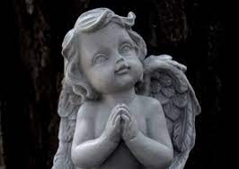 Angel Statue Praying Angel Cherub Cast