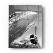 Acrylic Glass Wall Art Aviation Icon I