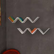 Zig Zag Megapap Melamine 2 Pieces Wall