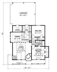 House Mountain Chalet 900 House Plan