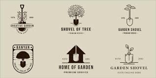 Landscaping Tools Vector Art Icons
