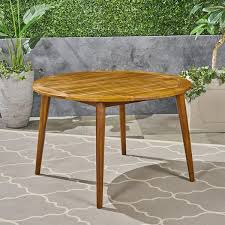 Teak Round Patio Dining Tables