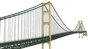 mackinac bridge 3d model cgtrader