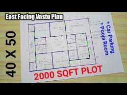 40x50 House Plan With Car Parking 40