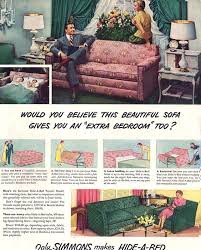 1949 Simmons Hide A Bed Vintage Ad