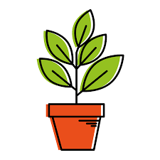 House Plant In Pot Ecology Icon Vector