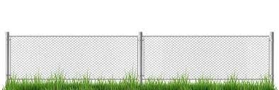Chain Fence Ilrations Stock Chain
