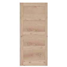 Jeld Wen Moda Rustic 28 In X 80 In Solid Wood Unfinished Wood Interior Door Slab