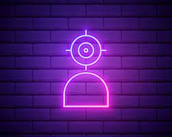 Glowing Neon Marketing Target Strategy