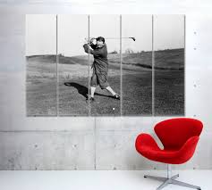 Golf Retro Wall Decor Golf Canvas
