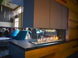 Modern Fireplaces With Glass Safety