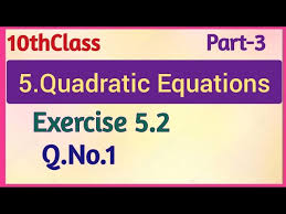 10thclass Quadratic Equations