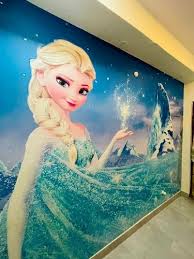 Multicolor 3d Frozen Elsa Anna