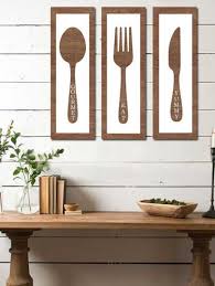 Sign Wall Decoration Wooden Spoons