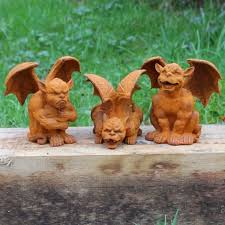 Cast Iron Statues Gargoyle Water