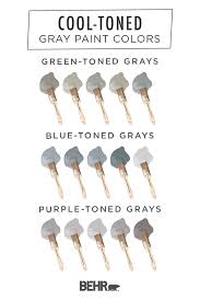 Cool Toned Gray Paint Colors