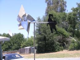 Kinetic Wind Spinner Metal Pinwheel