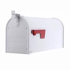 Medium Aluminum Post Mount Mailbox