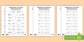Lks2 Multiplication And Division