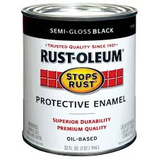 Protective Enamel Semi Gloss Black
