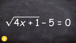 How To Solve A Radical Equation With