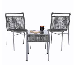 Buy Mexico Rope Patio Set Dark Grey