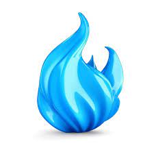Premium Ai Image 3d Render Blue Fire