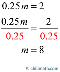 One Step Equations Practice Problems