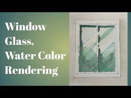 Painting Glass Windows In A Watercolor