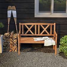Outdoor Bench Slats Loveseat Chair
