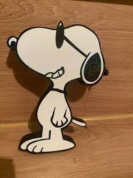 Art Peanuts Snoopy Grinning 3d Print