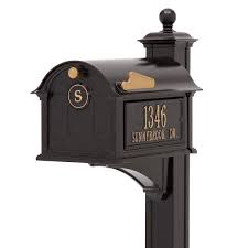 Streetside Monogram Mailbox Package