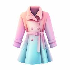 Coat Clipart In Pastel Colors Art Style