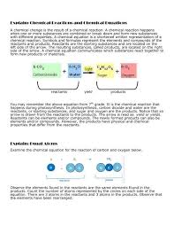 Chemical Equations Explain