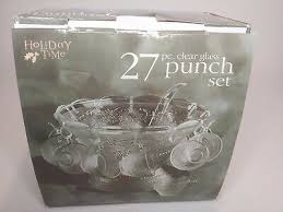 Holiday Time 27 Pc Punch Bowl Set For