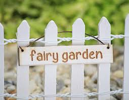 Fairy Garden Hanging Sign Fairy