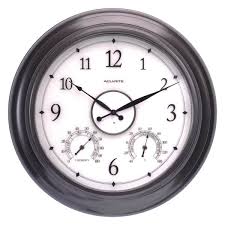 Led Illuminated Outdoor Wall Clock